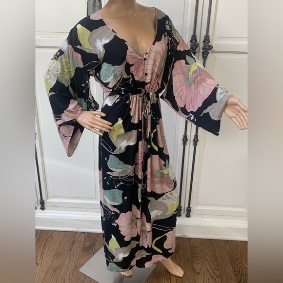 XIX Palms Kimono cover up dress - Picture 2 of 4